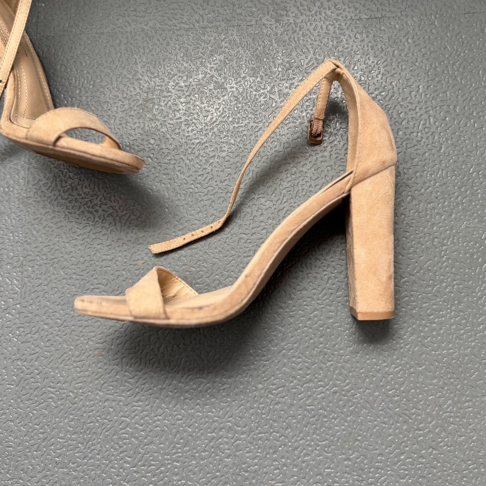 Lulus suede tan heels‎